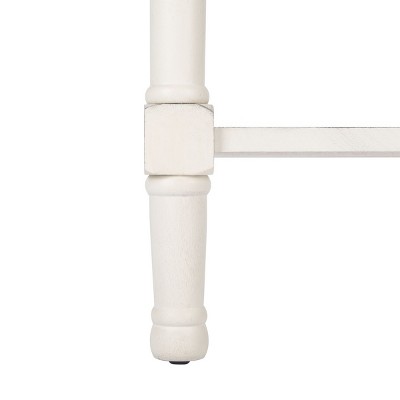 Allura Distressed White Wood 1-Drawer Accent Table