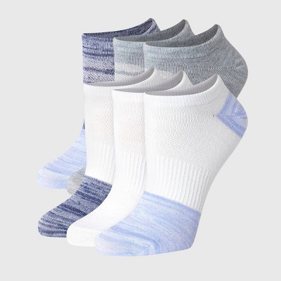Hanes Women's Lightweight Performance 6pk No Show Socks - 5-9