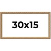 PosterPalooza | 30x15 Wood Antique Frame with UV Acrylic, 4 Finishes: Bronze, Gold, Silver, and Black - 2 of 4