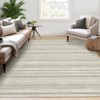 Area Rug Modern Minimalist Stripe Area Rug Bohemian Rug Low Pile Non Slip Non Shedding Indoor Floor Carpet Easy Cleaning for Bedroom Living Room - 3 of 4
