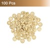 Unique Bargains Wooden DIY Craft Clothing 4 Holes Sewing Buttons 100 Pcs - 3 of 4