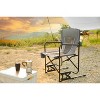 Gulches Outdoor Portable Chairs - Freestyle Rocker Folding Chair with Comfortable Backrest, Grey - 4 of 4