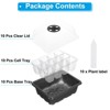Unique Bargains Breathable Light-Transmissive Corrosion-Resistant Durable Seeding Tray 12 Cell 10 Pcs - 3 of 4