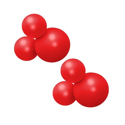 MINNIDIP Balloon Garland 3 Cluster 2pk in Red Satin
