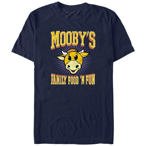 Men's Jay And Silent Bob Mooby's Family Food 'n Fun T-shirt - Navy Blue - X  Large : Target