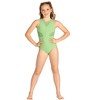 Girl's Leotard Danz N Motion 24129C-Scout Mesh Inserts Many Colors - 4 of 4