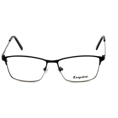 Esquire Designer Stainless Steel Reading Glasses EQ1522 BLACK 55 mm CHOOSE POWER