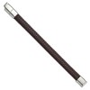 Black Bow Jewelry 12mm Stainless Steel (Multiple Colors) Woven Leather Adj Bracelet 8 In - 2 of 4