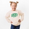 The Juniper Shop Lucky Vibes Distressed Toddler Graphic Sweatshirt - 2 of 3
