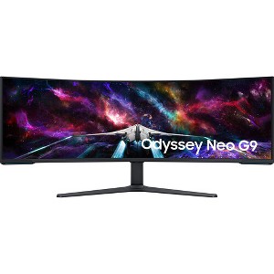 Manufacturer Refurbished Samsung Odyssey Neo G9 57" Dual 4K 7680 x 2160 240 Hz Curved Ultrawide Gaming Monitor, White - 1 of 1