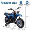 Garvee Kids Electric Ride-on Motorcycle, 6V-Motorbike with Training Wheels,Headlight,Engine Sounds, for Boys Girls - 3 of 4