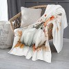 Lomsoe Christmas Pine Tree White Winter Couch Throw Blanket Flannel Soft Blanket for Living Room Bed Sofa Travel Office Camping. - 3 of 4