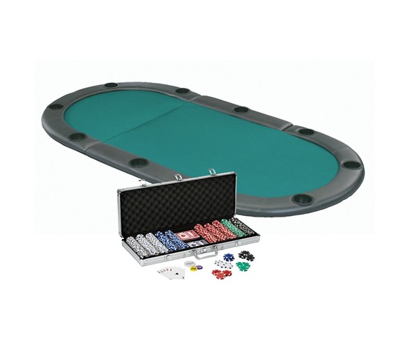 Fat Cat Texas Hold'em Poker Table Top Bundle