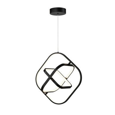 Artcraft Lighting Sienna 1 - Light Pendant in  Semi Gloss Black