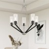 Livex Lighting Beckett 5 - Light Chandelier in  Brushed Nickel/Black - 2 of 4