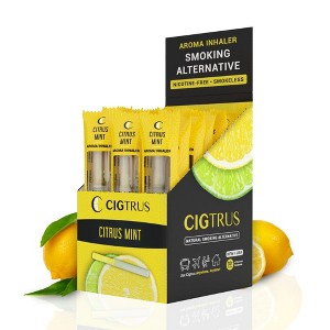 Cigtrus Oral Fixation Flavored Air Inhaler, Natural Habit Replacement, Stress Relief, 20 Pack - 1 of 4
