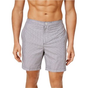 Calvin Klein Mens Zig-Zag Volley Swim Bottom Board Shorts - 1 of 1