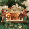 Old World Christmas Ginger Cottages Wooden Ornament for Christmas Tree, Reindeer Flight School - 2 of 3