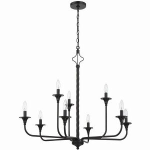 Craftmade Lighting Jolenne 9 - Light Chandelier in  Flat Black - 1 of 1
