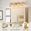 Crystal Bathroom Vanity Light， Modern Bathroom Vanity Light Fixtures Over Mirror Modern Crystal Vanity Lighting - 2 of 4