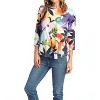 Women's Tropical Round Hem Top - Jess & Jane - 2 of 2