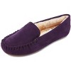 Floopi Women's Lily Moccasin Faux Suede Slippers - 3 of 4