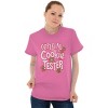 Funny Christmas Official Cookie Tester Graphic T Shirt Men or Women Brisco Brands - 3 of 4
