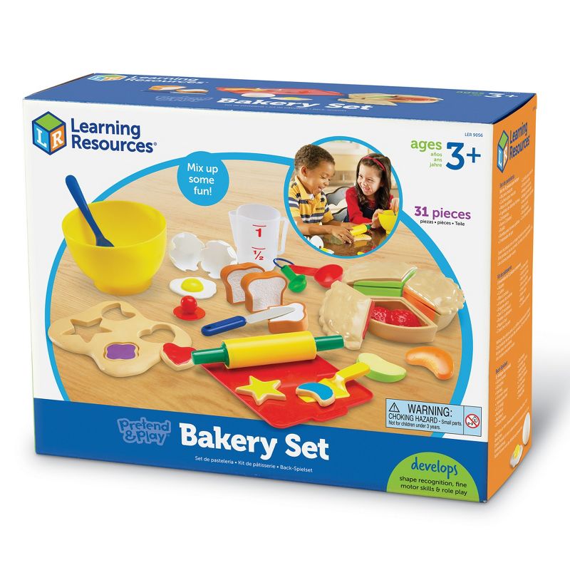 Learning Resources Play Bakery Set, 31 Pieces, Ages 3+, 5 of 7