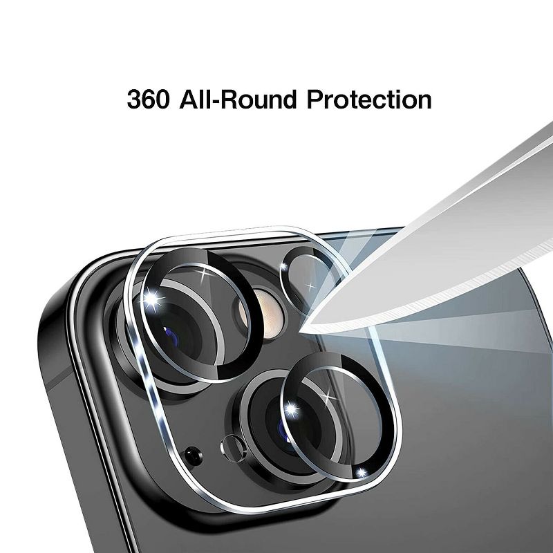 Reiko Clear Camera Protector for iPhone 13 Mini - Clear, 3 of 5