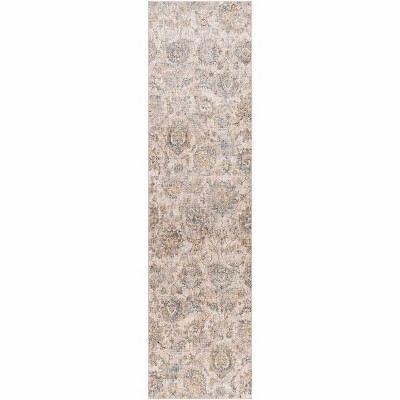 Hauteloom Morinville Teal Floral Rug
