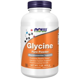 Glycine Powder by Now Foods  -  1 lbs Powder - 1 of 3