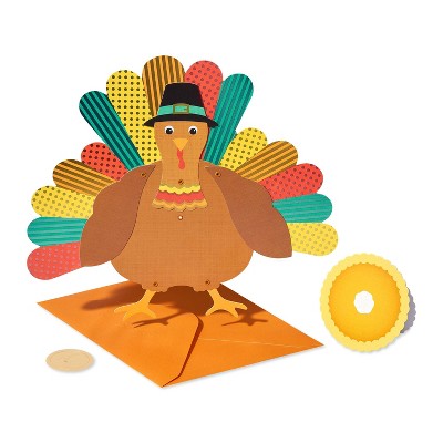 Thanksgiving Card Articulated Turkey - PAPYRUS