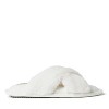 Dearfoams Women's Jessica Furry Crossband Slide Slipper - 3 of 4