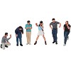 "Car Enthusiasts" 6 Piece Figure Set for 1/64 scale models by Mini GT - 3 of 4