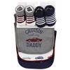 Hudson Baby Unisex Baby Cotton Bib and Sock Set, Cars, One Size - 2 of 4