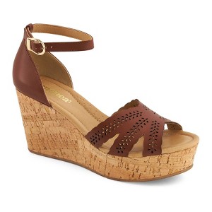 Andrea Cork Wedge Espadrilles 74702 - 1 of 4