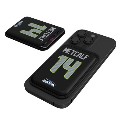 Keyscaper NFL Seattle Seahawks Players Game Tactic Black Magnetic Credit Card Wallet