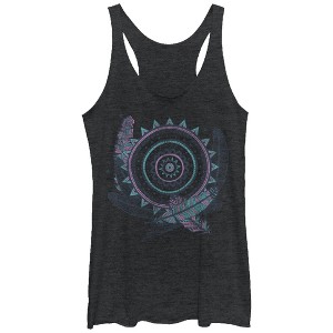 Women's Lost Gods Feather Circle Racerback Tank Top - 1 of 3