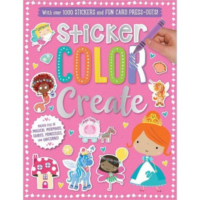 Sticker Color Create - by  Make Believe Ideas (Paperback)