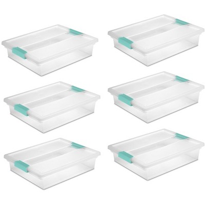 large plastic storage tubs with lids