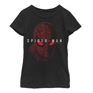 Girl's Marvel Spider-Man: Far From Home Glow T-Shirt - 1 of 3