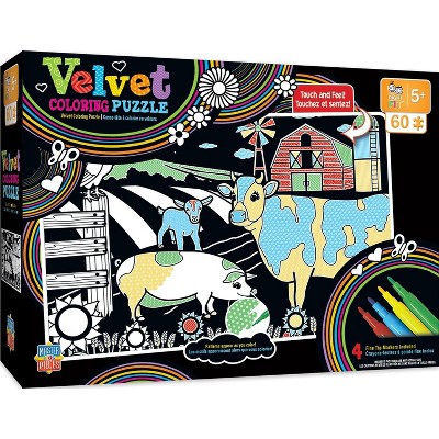 MasterPieces Inc Farm Velvet Coloring 60 Piece Jigsaw Puzzle