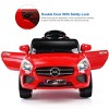 Infans Kids Ride On Car, 6V 4-Wheels Battery Power Electric Vehicle w/Remote Control, Foot Pedal Manual Modes, MP3, LED - 3 of 4