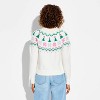 Women's Holiday Fair Isle Festive Graphic Sweater - 3 of 3