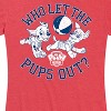 Women's - Paw Patrol - Who Let The Pups Out Short Sleeve Graphic T-Shirt - 2 of 4