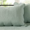 Sapphtopaz 6 Pcs Farmhouse Reversible Scalloped Edge Comforter Set Bedding Set, Daybed Cover Set Quilt Set, Daybed Cover - 2 of 4