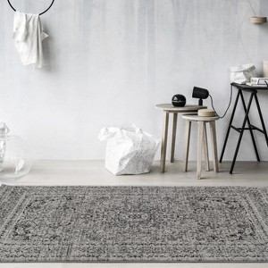Luxe Weavers Floral Medallion Indoor Area Rug - 1 of 4