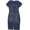 GUESS Womens Naomy Button Front Corset Denim Bodycon Dress - 2 of 2