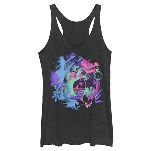 Women's Alice in Wonderland Magical People from Wonderland Racerback Tank Top - 1 of 4