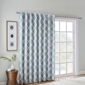 MAYEERTY Only 1 Pc Panel Printed Ikat Blackout Patio Curtain - 1 of 4
